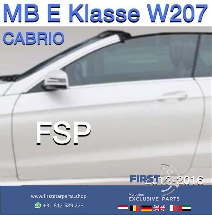 W207 complete deur wit Mercedes E Klasse cabrio Facelift 207, Auto-onderdelen, Interieur en Bekleding, Gebruikt, -, Ophalen of Verzenden