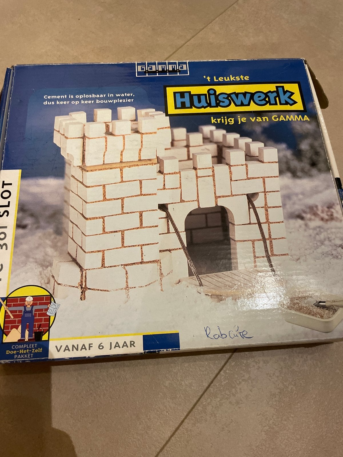 GAMMA Bouwpakket Kasteel - 't Leukste Huiswerk, Kinderen en Baby's, Speelgoed | Educatief en Creatief, Ophalen, Zo goed als nieuw