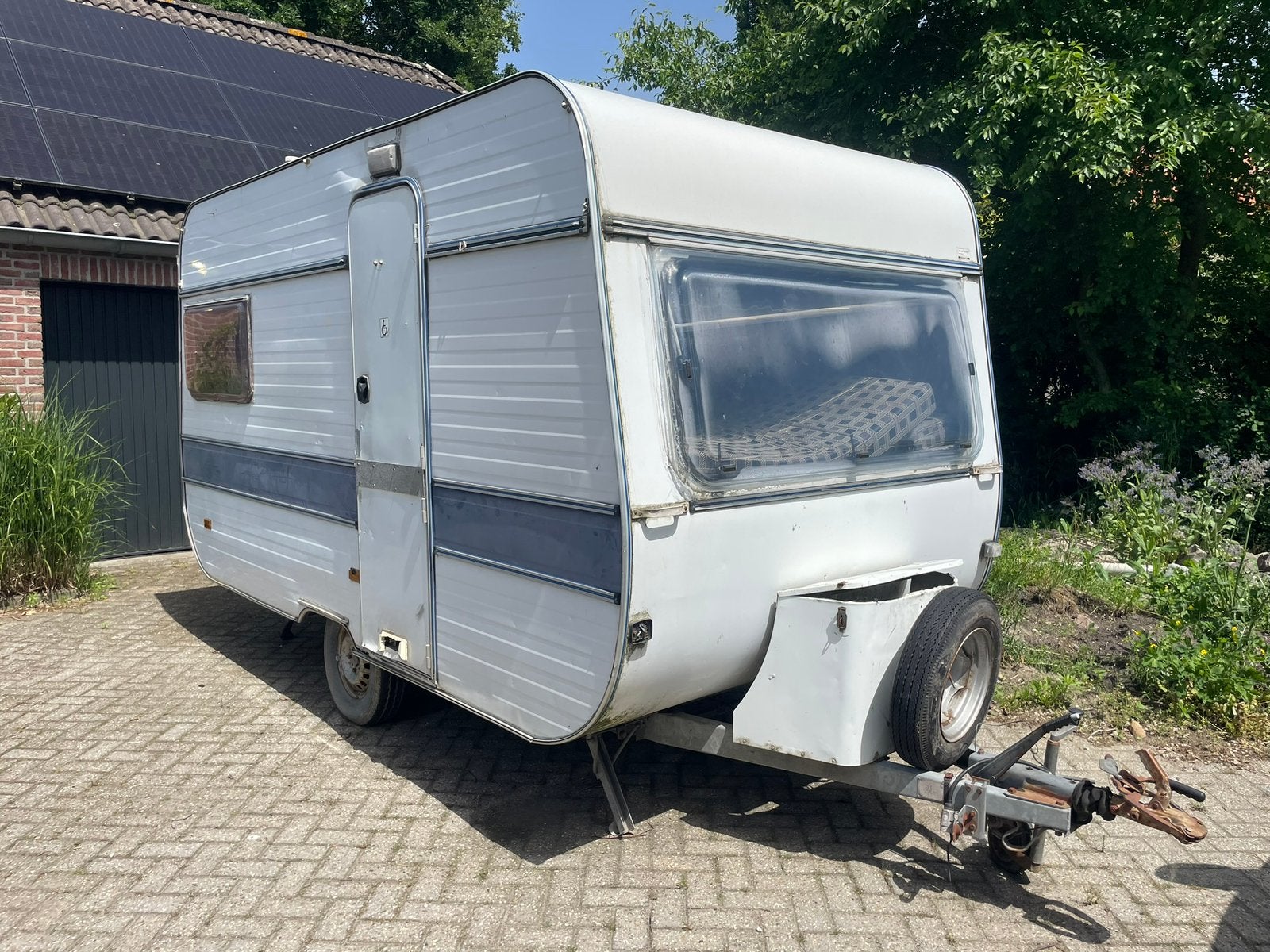 Festival caravan/ vintage caravan, Hobby en Vrije tijd, Ophalen, Gebruikt