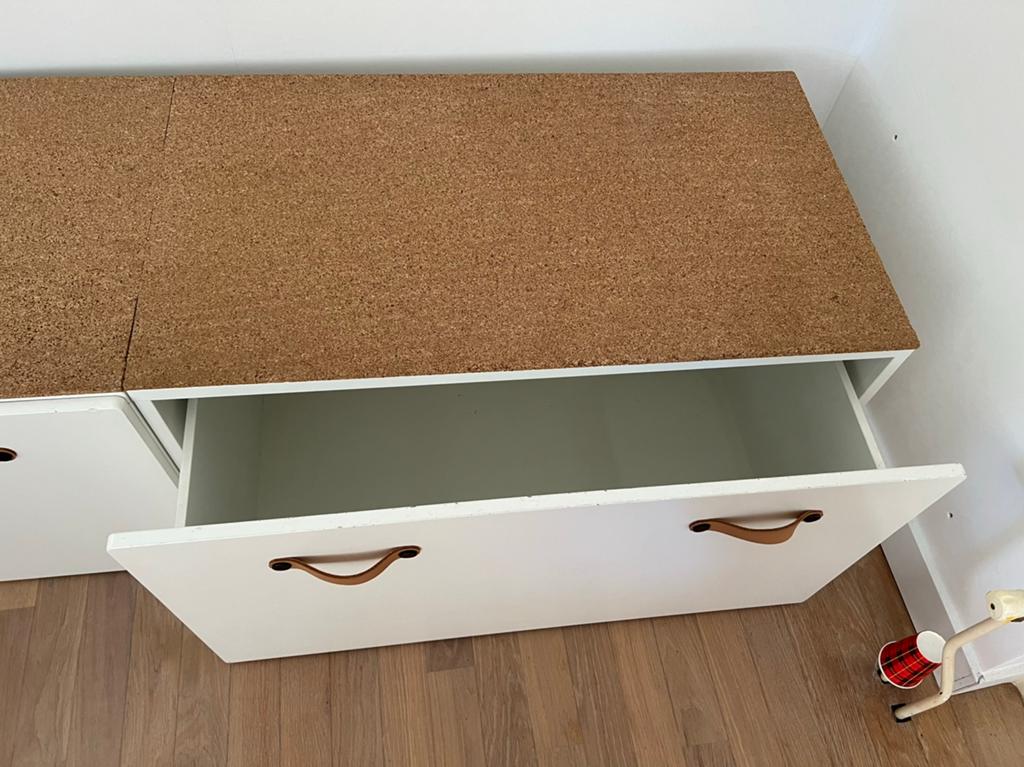 Smastad tafel met lade, Ophalen, Gebruikt, 50 tot 100 cm, Minder dan 100 cm
