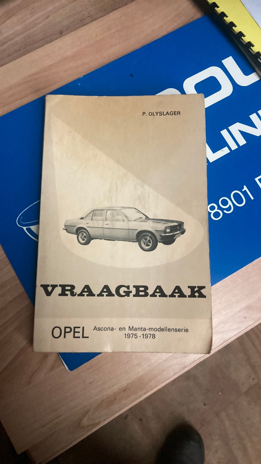 Opel Ascona en manta P. Olyslager reparatie vraagbaak, Ophalen