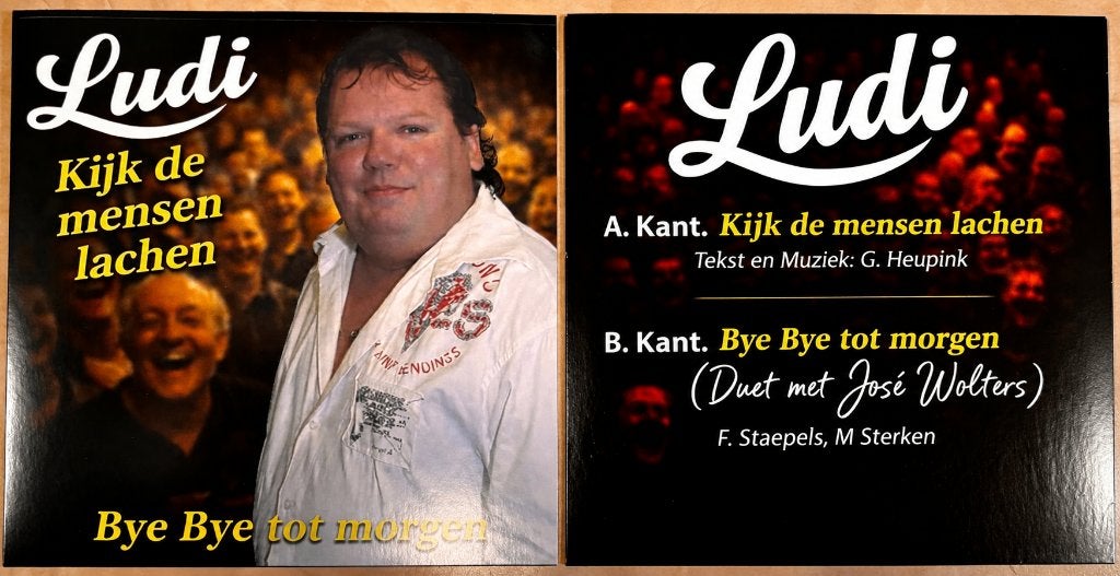 Ludi - Kijk de mensen lachen/Jose wolters Bye bye tot morgen, Cd's en Dvd's, Verzenden, Levenslied of Smartlap, Nieuw in verpakking