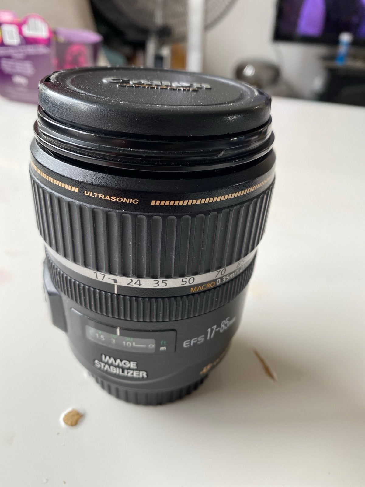 Canon EF-S 17-85mm f/4-5.6 IS USM Lens, Audio, Tv en Foto, Fotografie | Lenzen en Objectieven, Gebruikt, Canon, Autofocus, Ophalen of Verzenden