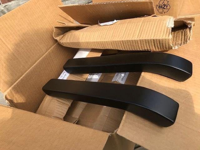 nieuwe houten armsteunen ( gispen ) buisstoel arm leuning, Zwart, Nieuw, Ophalen of Verzenden, Eén