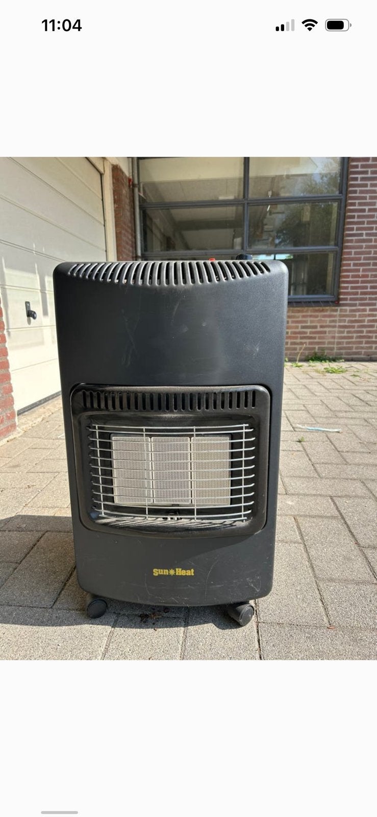Gaskachel rijdend goed!!, Ophalen, Zo goed als nieuw, Gas, Gaskachel