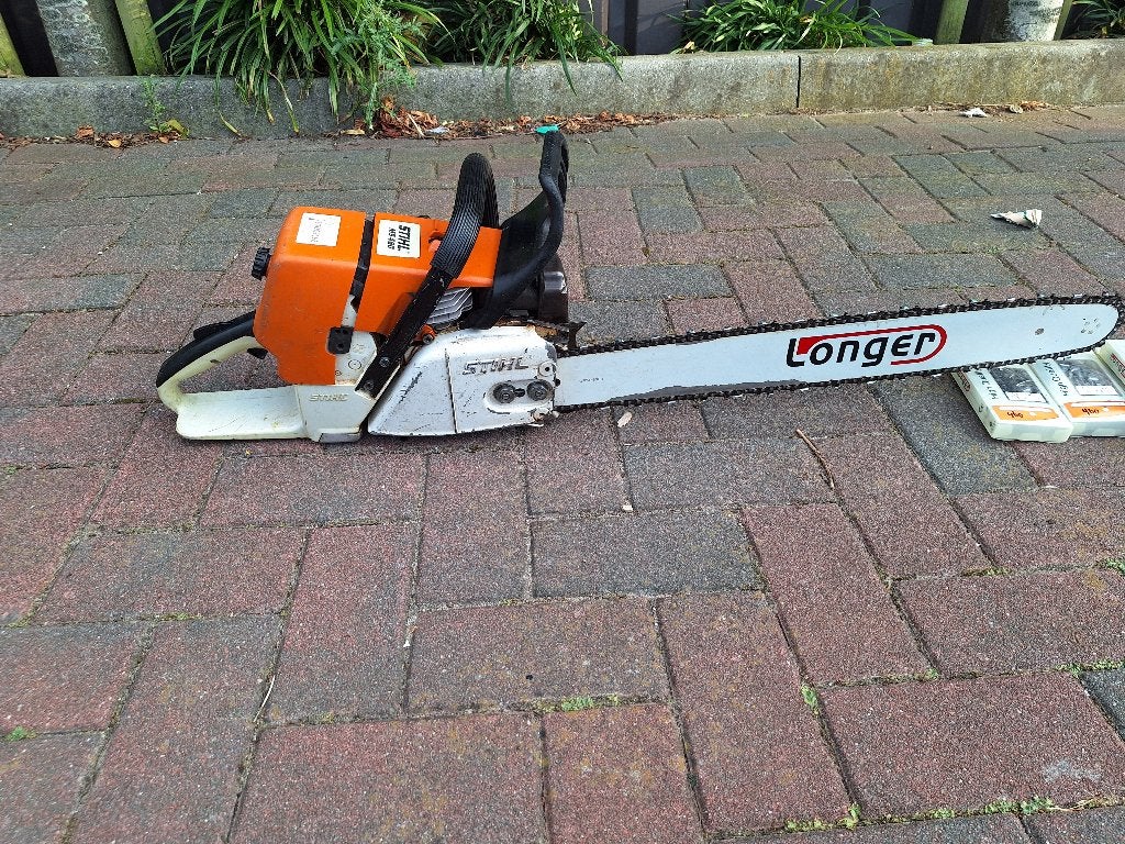 Stihl MS460, kettingzaag, 60cm blad! Incl.reservekettingen, Tuin en Terras, Ophalen, Stihl, ., Stihl