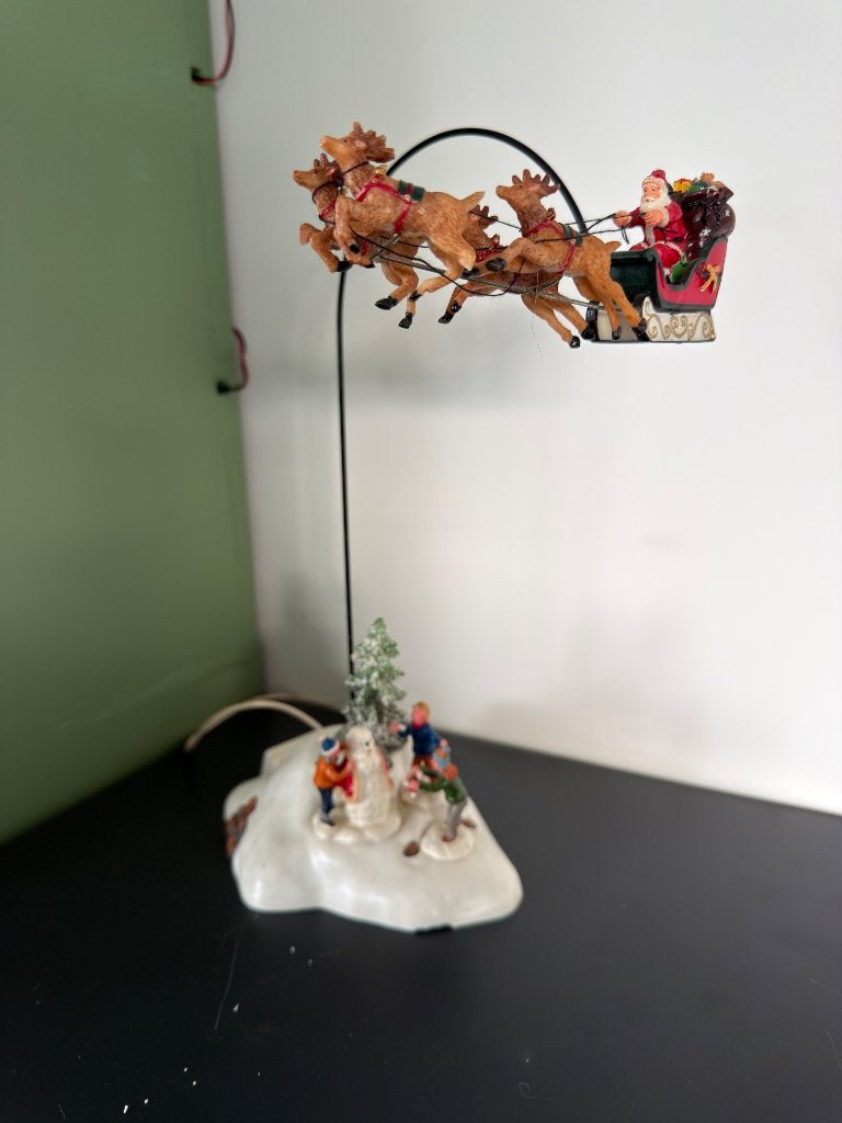 Lemax Santa Claus Is Coming To Town – werkend – adapter, Ophalen, Gebruikt