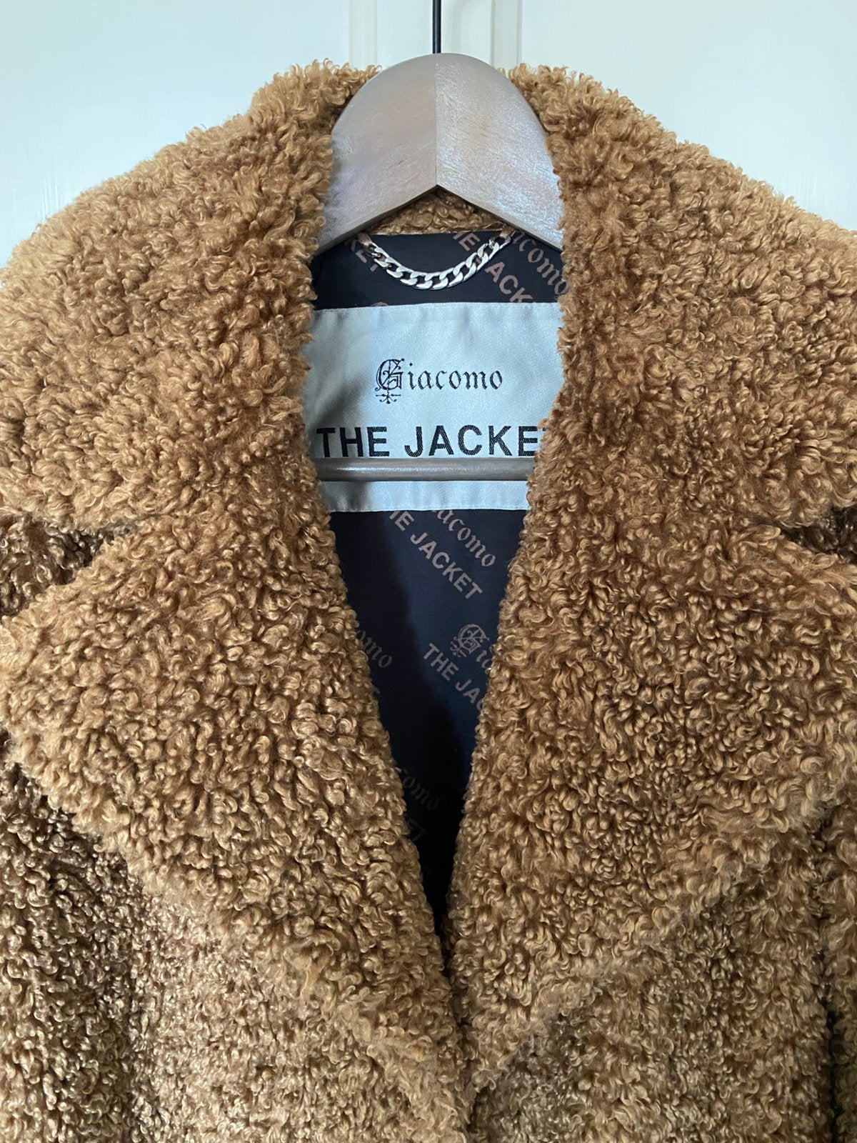 Bruine dames winterjas Giacomo, Ophalen of Verzenden, Zo goed als nieuw, Maat 36 (S)