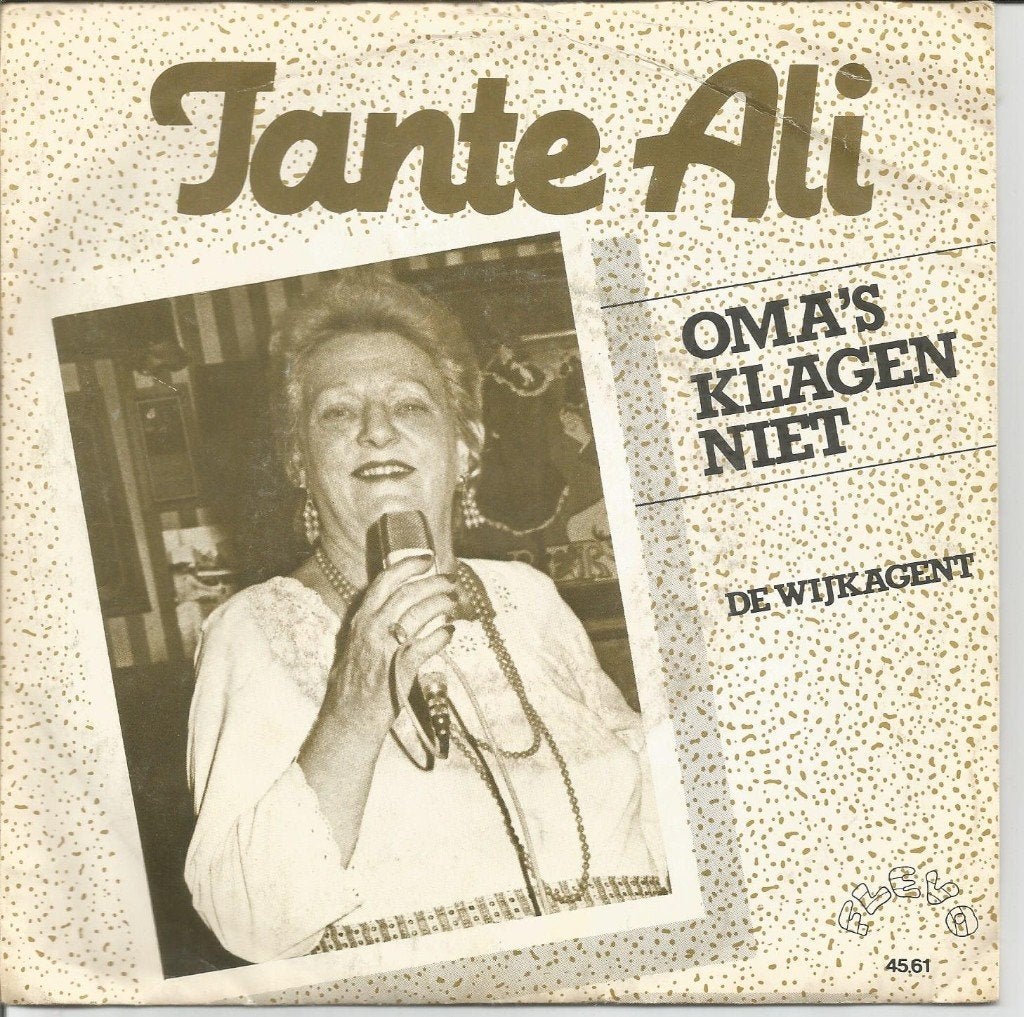 VERKOCHT Tante Ali ‎– Oma's Klagen Niet (1982), Fotohoes, 7 inch, Ophalen of Verzenden, Zo goed als nieuw