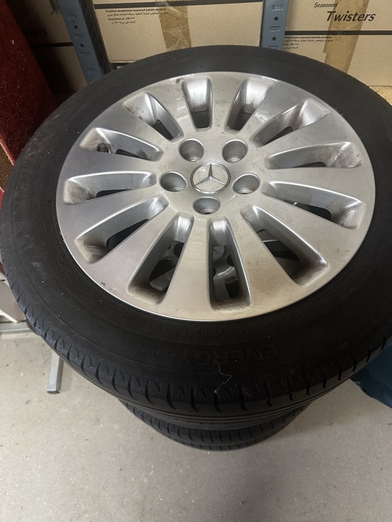 205/55xR16  92w82 4 banden en velgen, Gebruikt, 16 inch, Banden en Velgen, Personenwagen