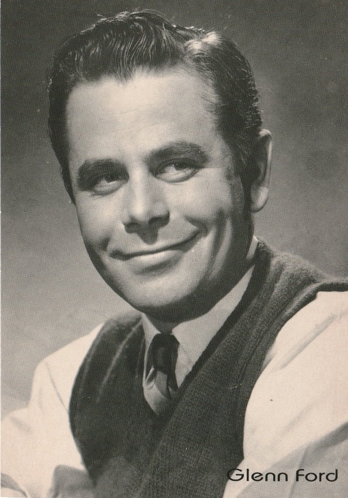 Kaart Glenn Ford, Verzenden, 1960 tot 1980, Ongelopen, Sterren en Beroemdheden