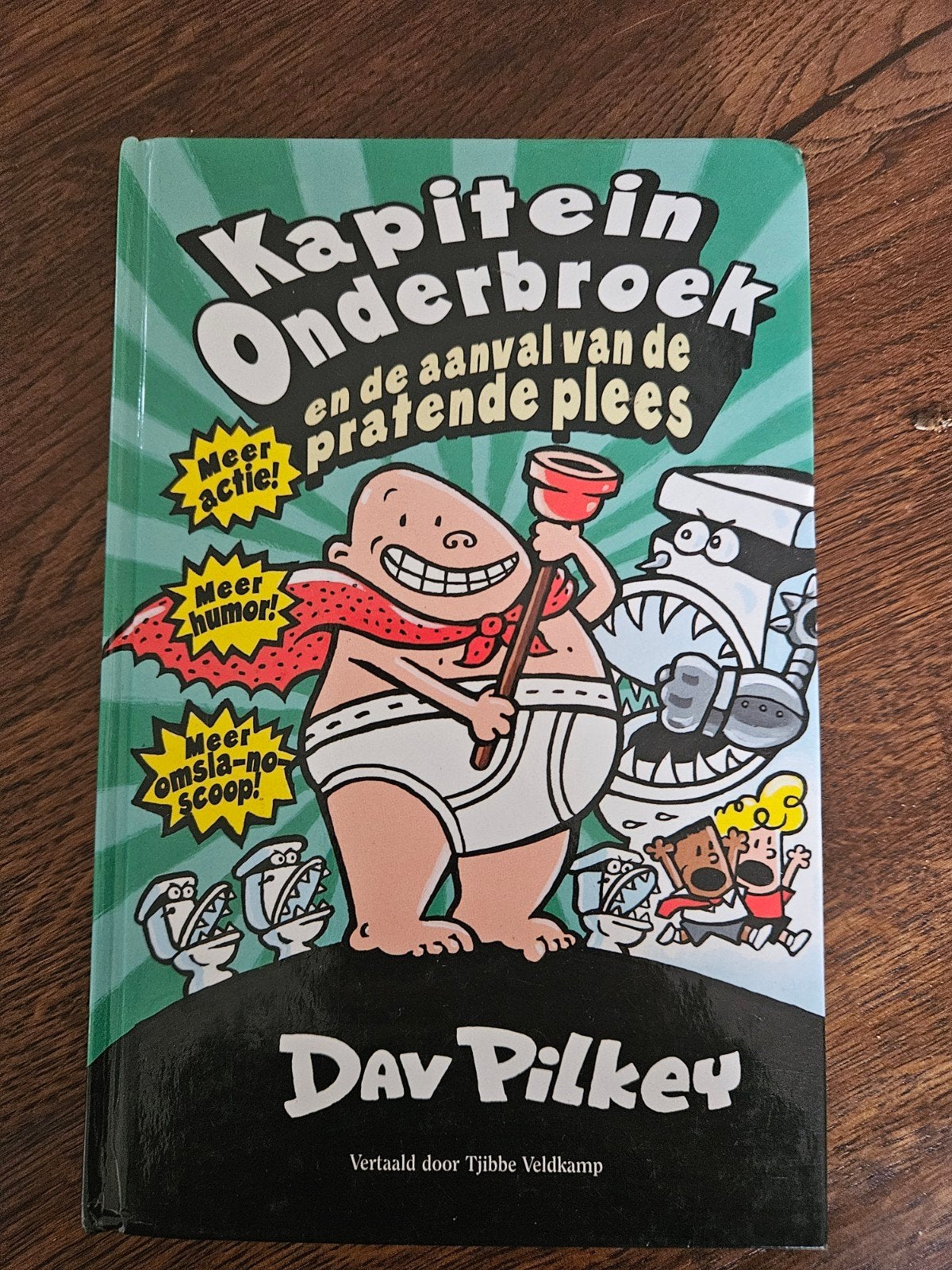 Kapitein Onderbroek en de aanval van de pratende plees, Ophalen of Verzenden, Gelezen