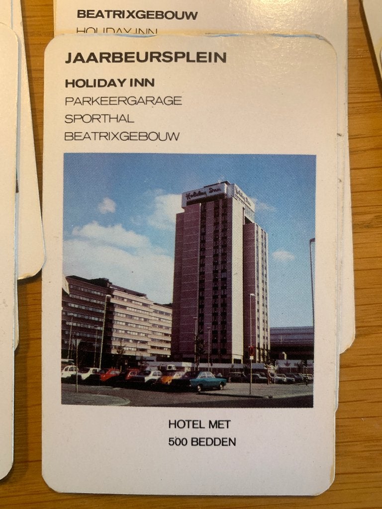 Vintage Jaarbeurs Utrecht Kwartetspel - Compleet, Verzamelen, Speelkaarten, Jokers en Kwartetten, Ophalen of Verzenden, Gebruikt