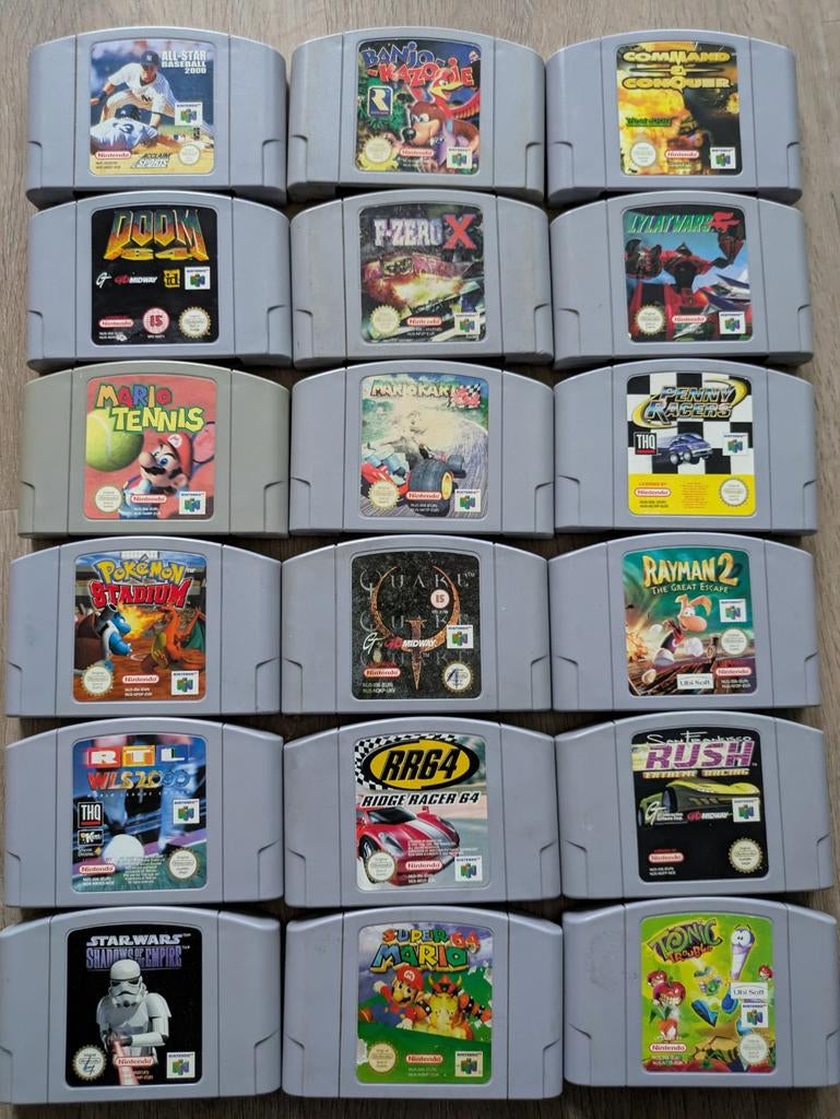 Nintendo 64 games 20€ per stuk, 1 speler, Ophalen of Verzenden, Zo goed als nieuw, Vanaf 3 jaar