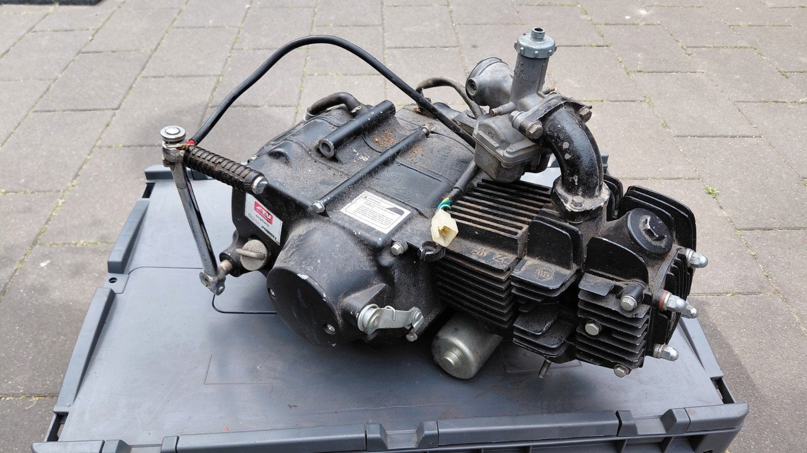 125cc motorblok optisch goed, Ophalen of Verzenden, Zo goed als nieuw, Blok, Overige merken