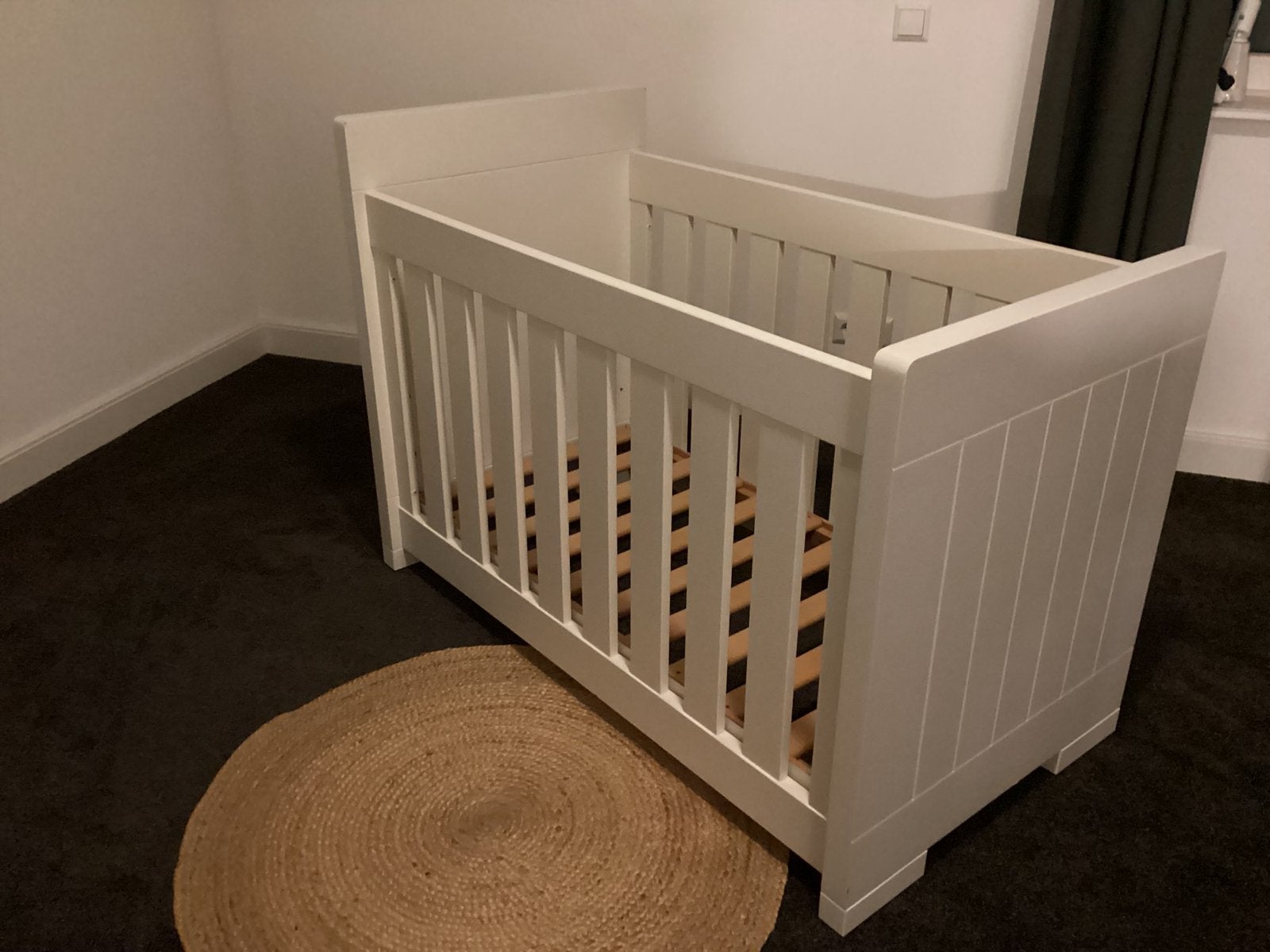 Bopita ledikant babybed en commode wit, Kinderen en Baby's, Kinderkamer | Complete kinderkamers, Ophalen, Zo goed als nieuw, Jongetje of Meisje