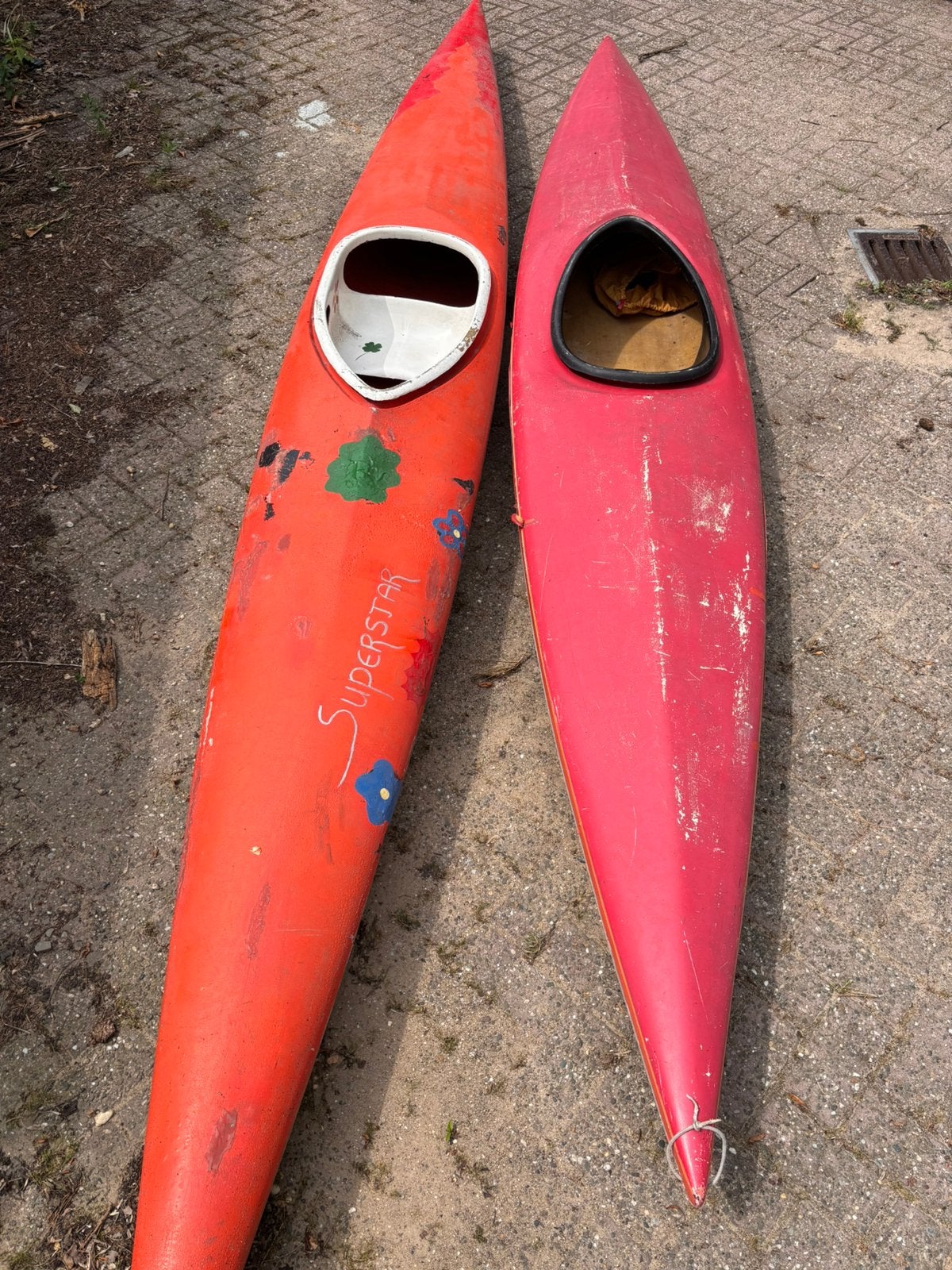 Eenpersoons kano 2 maal., Watersport en Boten, Kano's, Ophalen, Gebruikt, Eén persoon
