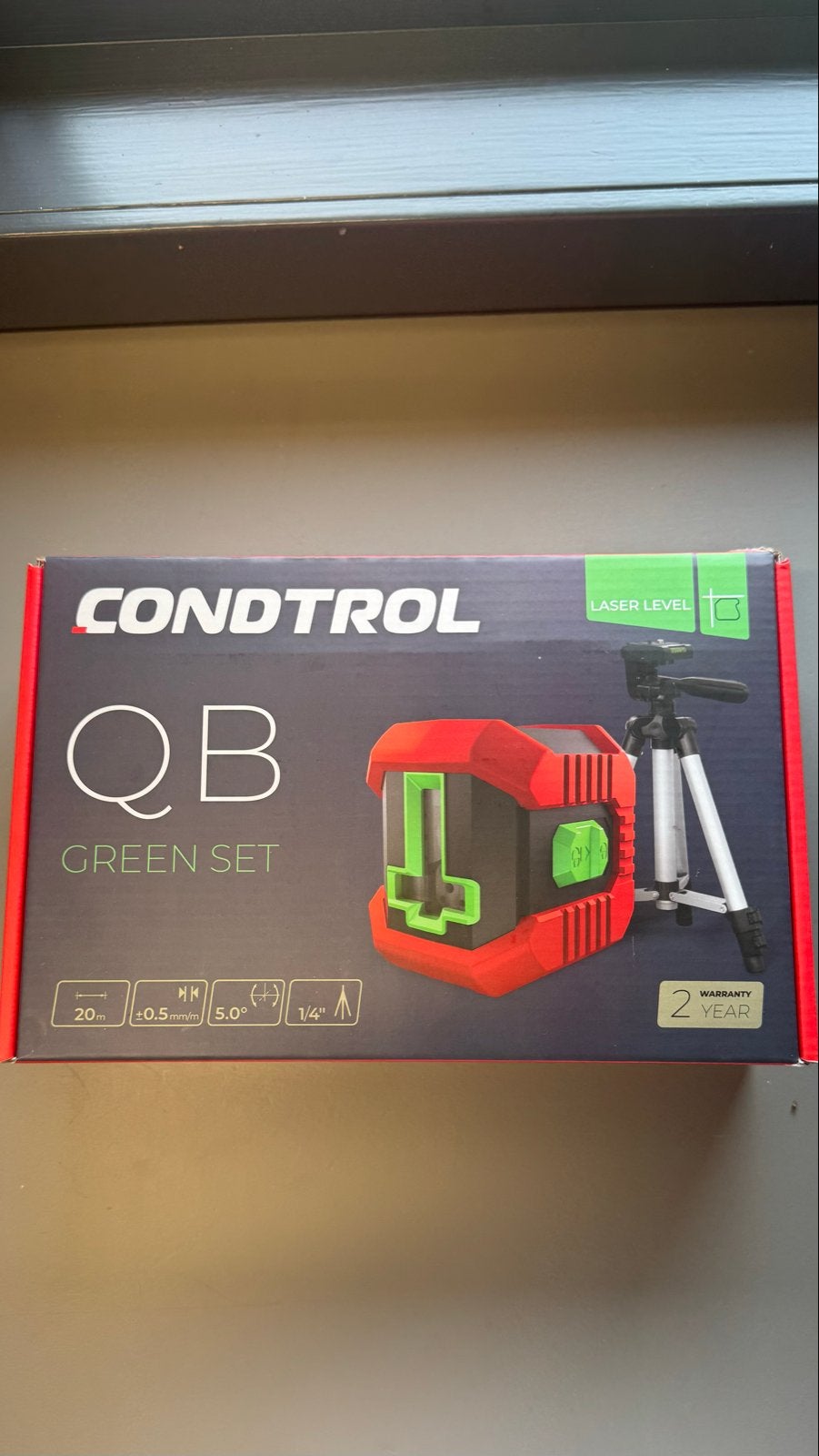 Condtrol QB Green Set Laser Level met Statief - Nieuw, Ophalen of Verzenden, Nieuw, Overige typen, Overige merken