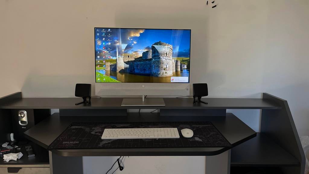HP All-in-One desktop PC, Computers en Software, Desktop Pc's, Ophalen of Verzenden, Gebruikt, Met monitor