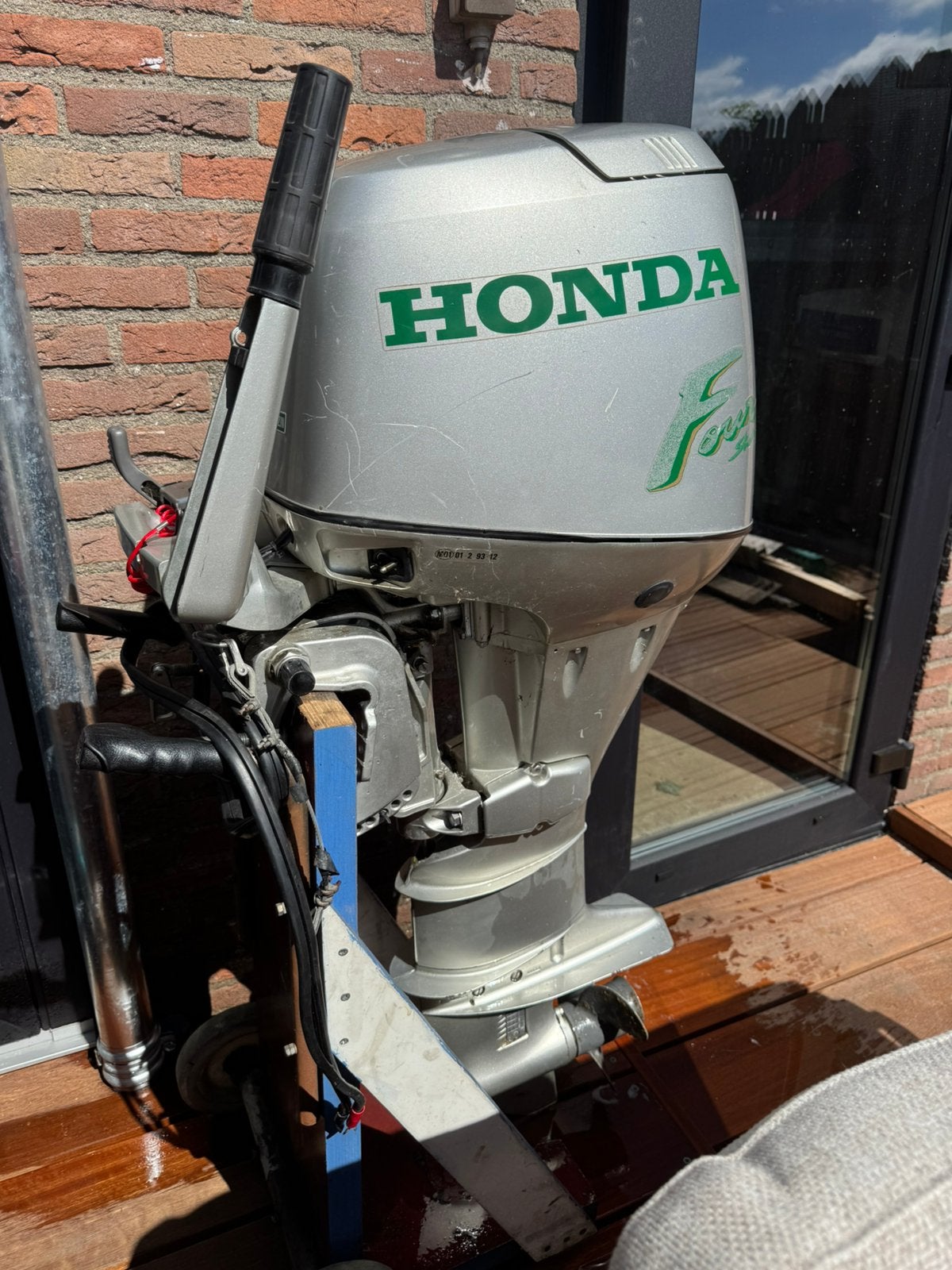Nette 25 pk honda  4-takt langstaart, elektrisch gestart, Watersport en Boten, Buiten- en Binnenboordmotoren, Ophalen, 10 tot 30 pk