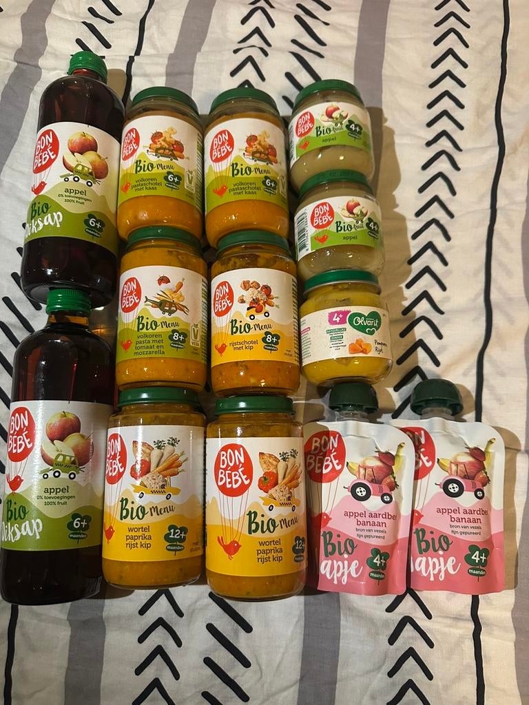 Groot BIO babyvoeding pakket – Bonbébé | €13, Ophalen of Verzenden, Nieuw, Overige typen