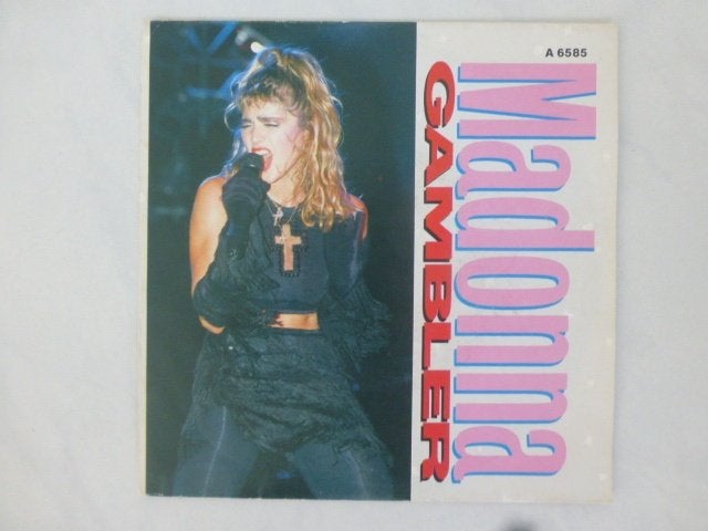 Madonna. Gambler. / Nature of the beach., Ophalen of Verzenden, Gebruikt, Pop