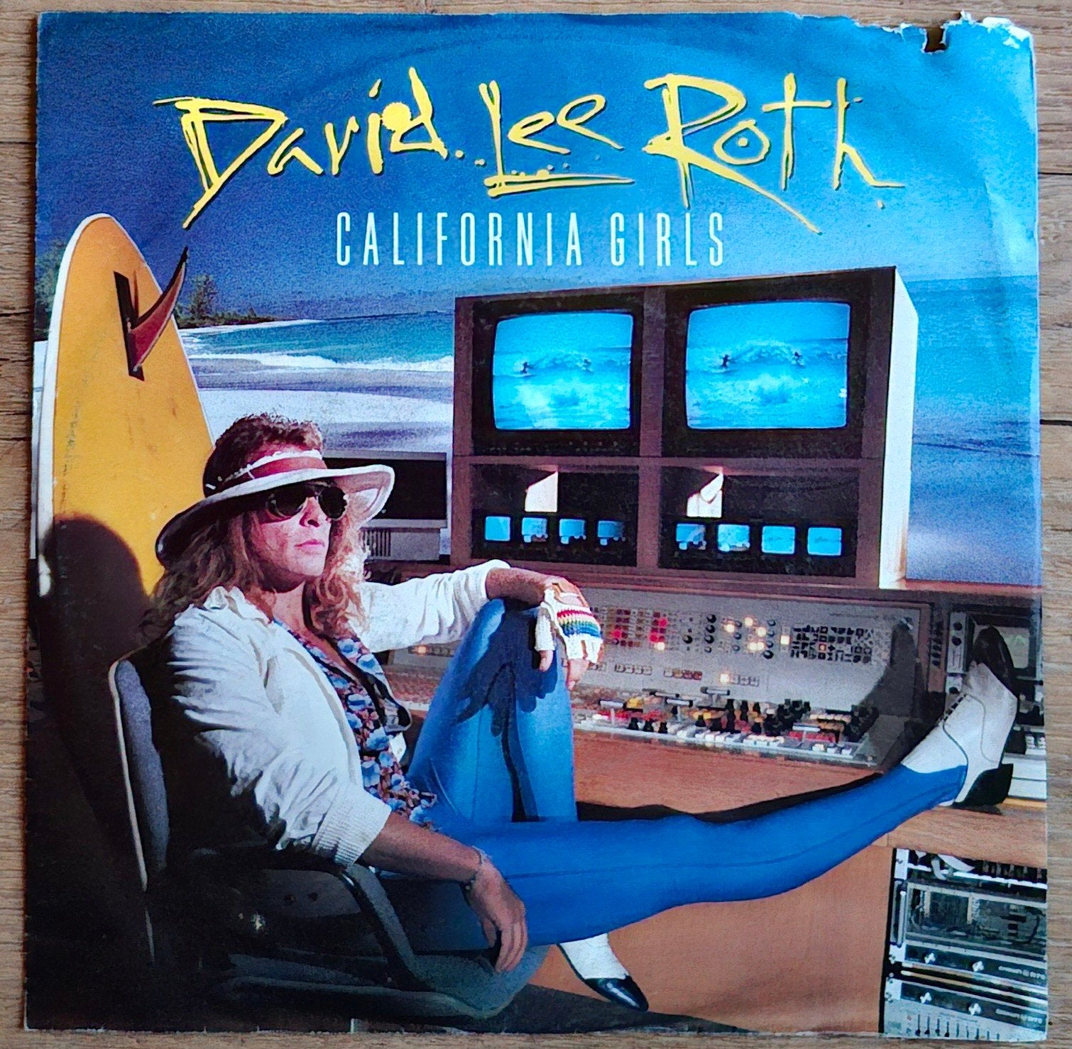 David Lee Roth - California Girls (Single), Cd's en Dvd's, Gebruikt, Fotohoes, 7 inch, Ophalen of Verzenden