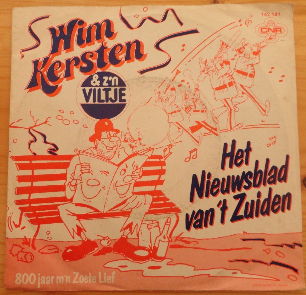 Wim Kersten > Het Nieuwsblad van 't Zuiden, Ophalen of Verzenden, Gebruikt, 7 inch, Nederlandstalig