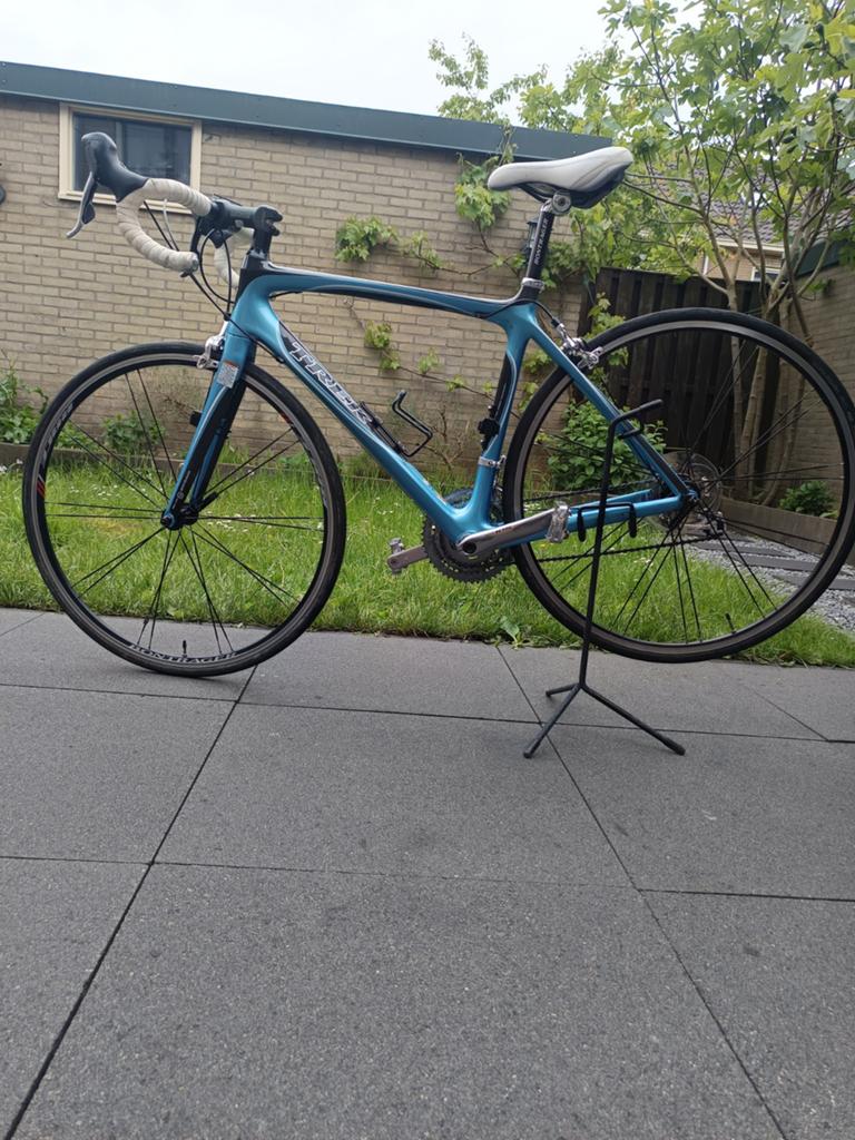 Trek Madone 4.5 full carbon racefiets sportfiets 28 inch, 28 inch, Gebruikt, Velgrem, Ophalen