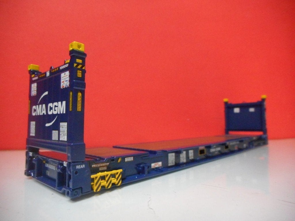 TEKNO TB CMA-CGM FLATRACK, FRANKRIJK 90723, Ophalen of Verzenden, Nieuw, Bus of Vrachtwagen, Tekno