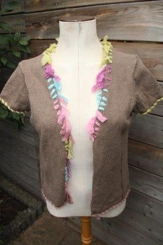 Vest bruin/ kleur Caroline biss mt 44 Vaste prijs, Bruin, Maat 42/44 (L), Ophalen of Verzenden, Zo goed als nieuw