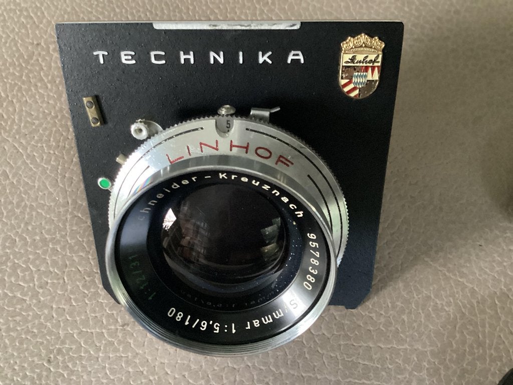Schneider Symmar 180mm grootformaat lens, Overige merken, Gebruikt, 180 mm, Ophalen of Verzenden
