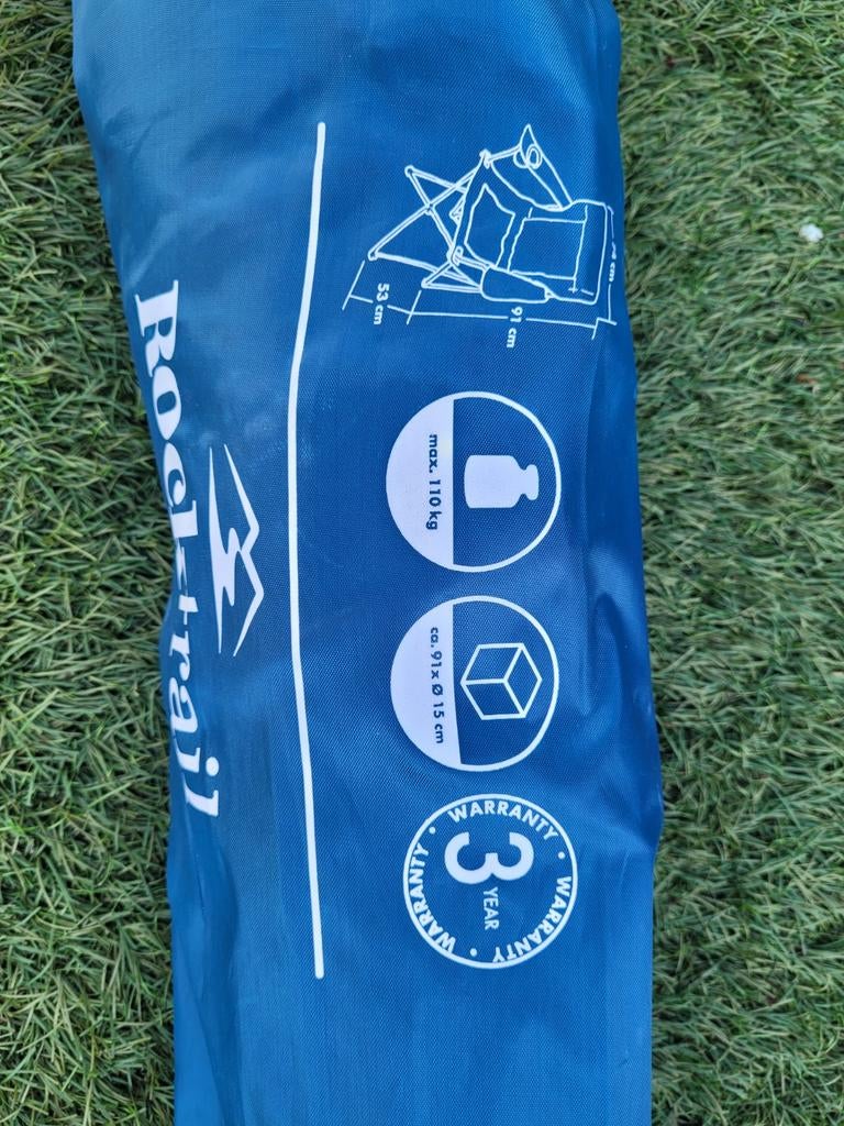 Opvouwbare campingstoel - Rocktrail, Ophalen of Verzenden, Nieuw, Campingstoel