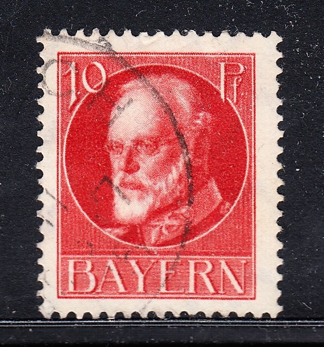 184 - Bayern michel 96IA gestempeld , koning Ludwig III, Postzegels en Munten, Verzenden, Overige periodes, Gestempeld