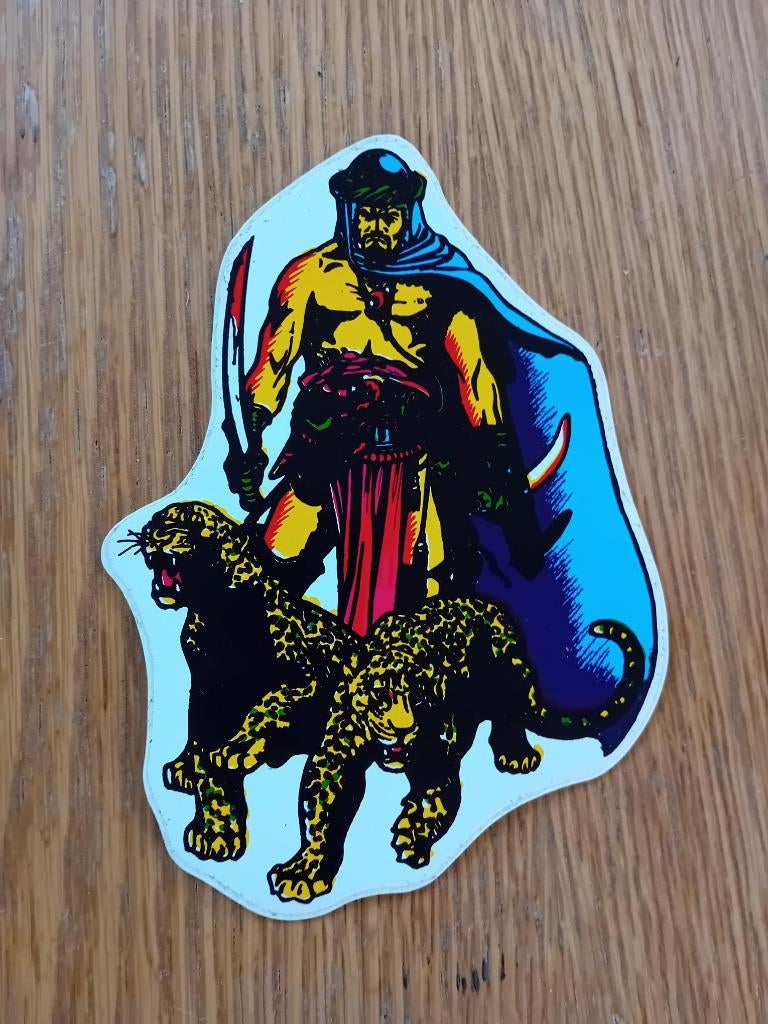 Stickers Fantasy stijl met wilde dieren ca 16x12cm, Ophalen of Verzenden, Nieuw, Bedrijf of Vereniging
