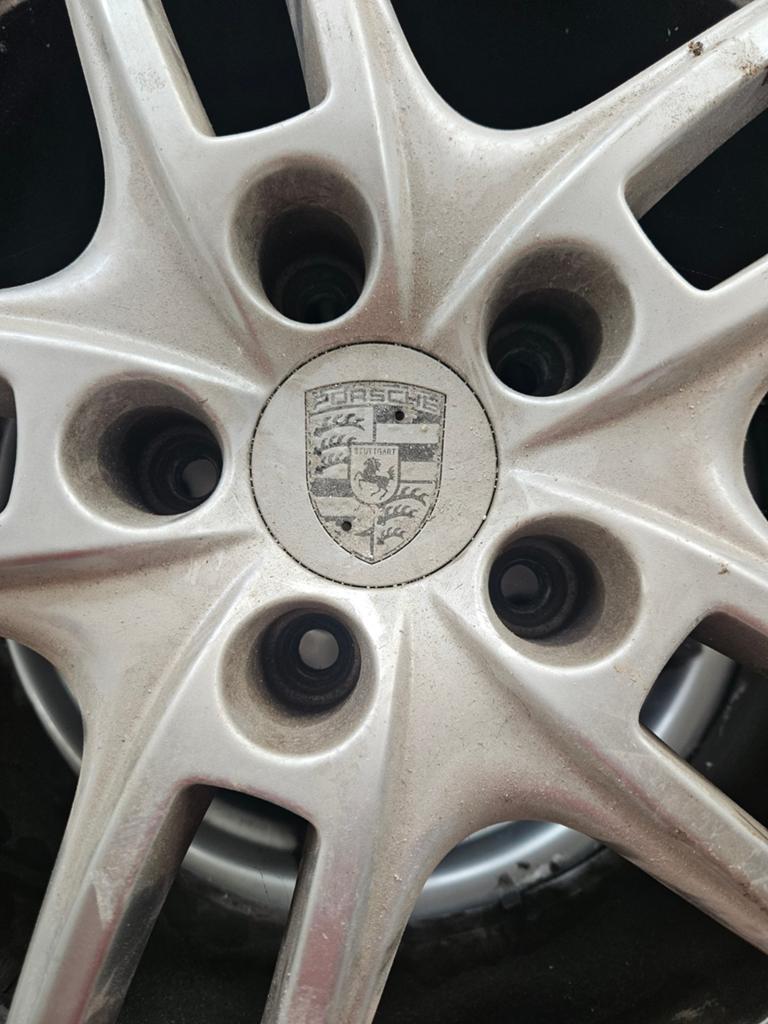 Porsche Velgen met Banden 275/45R19, Auto-onderdelen, Banden en Velgen, Gebruikt, 275 mm, Banden en Velgen, All Season