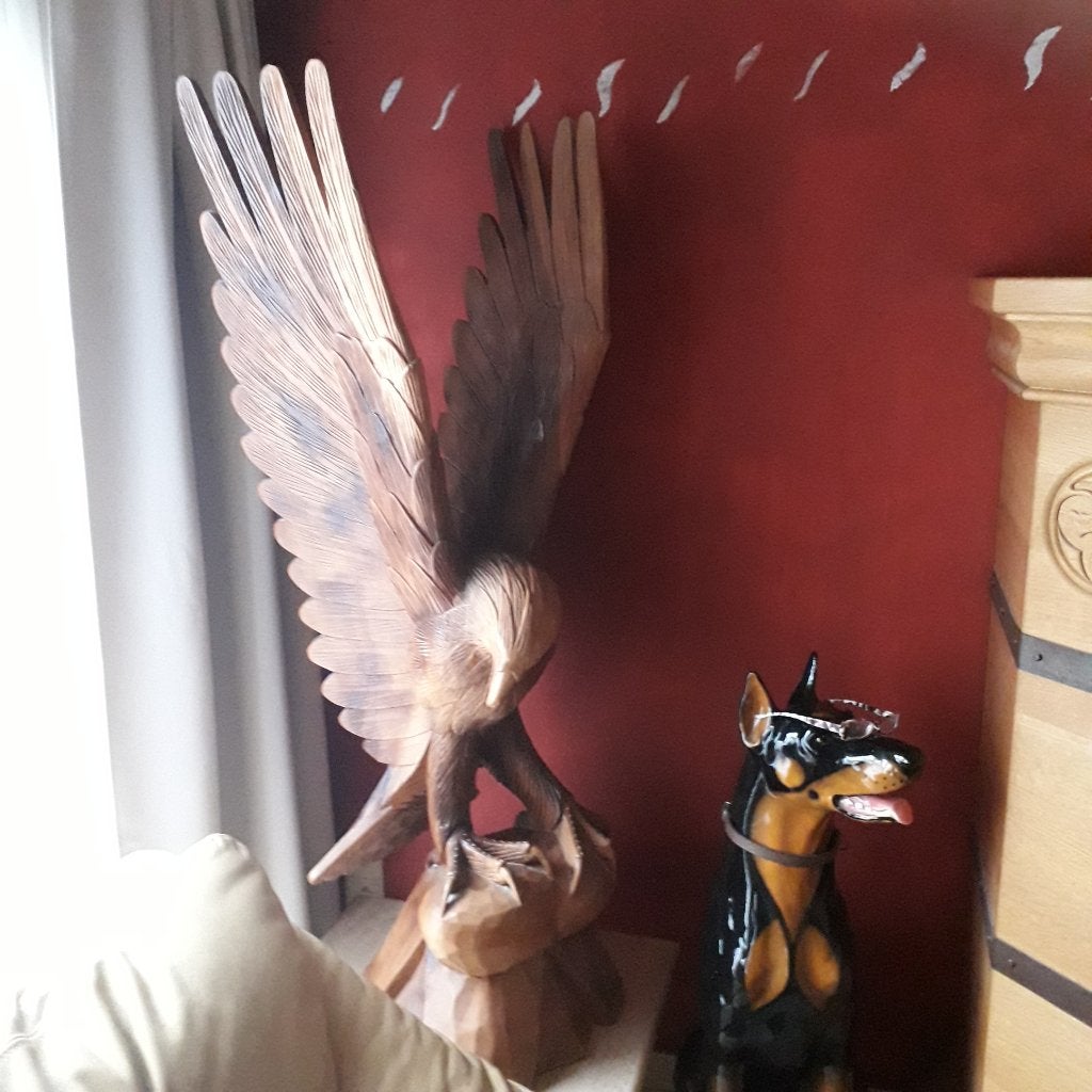 adelaar, Ophalen, Hout, 1 meter - 2 meter, Vogel