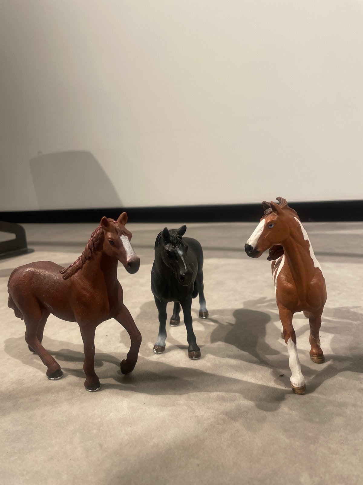 Schleich paarden set - 3 stuks, Ophalen of Verzenden, Gebruikt, Jongen of Meisje