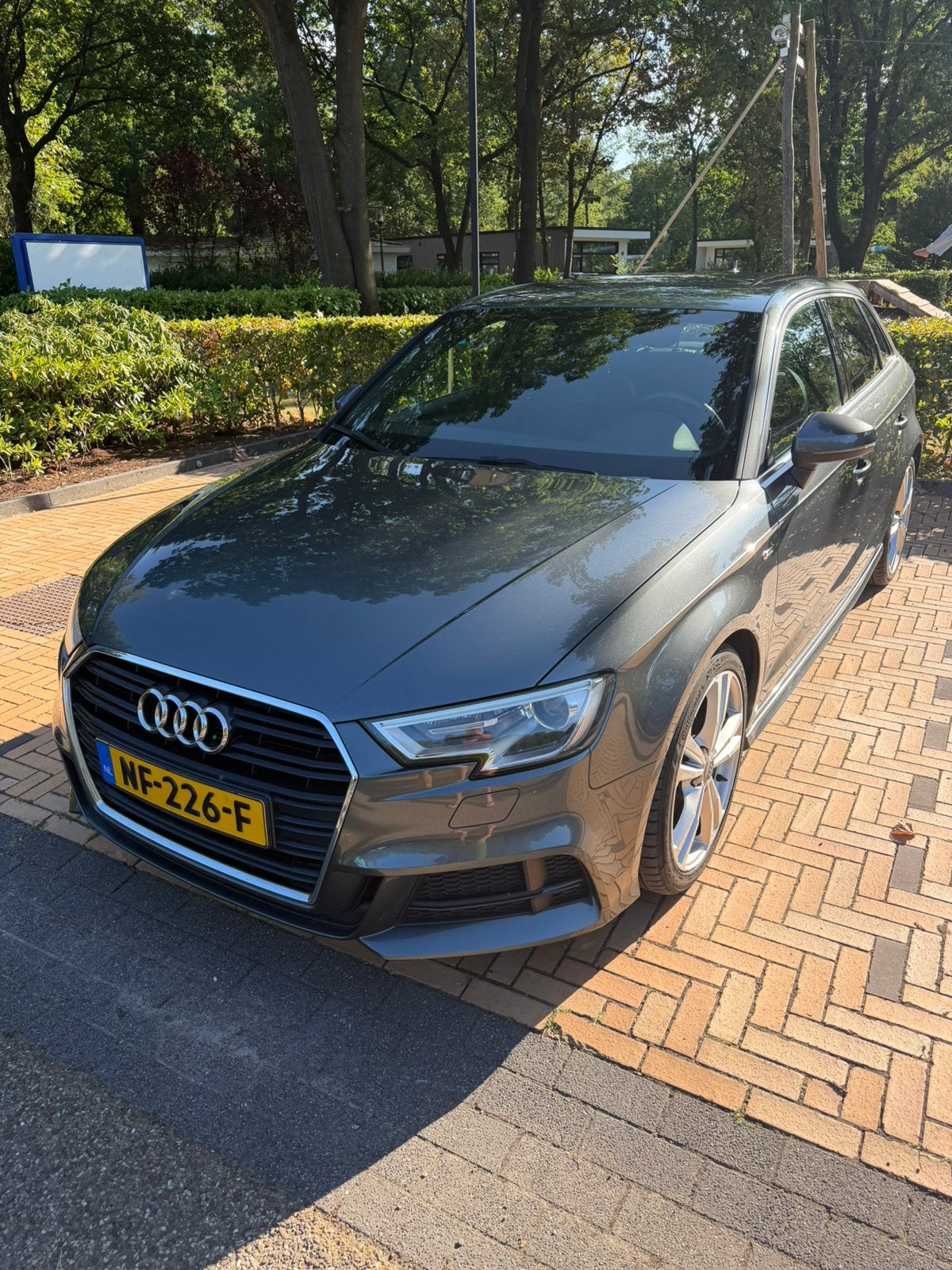 Audi A3 1.0 Tfsi 85KW Sportback S-tronic 2017 Grijs, Origineel Nederlands, 1175 kg, 630 kg, 115 pk