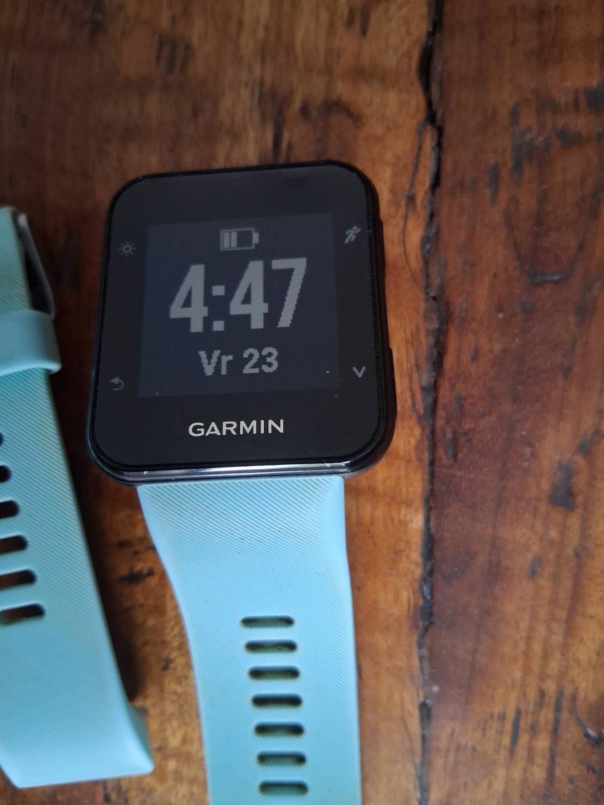 Garmin Forerunner 35 GPS sporthorloge - Zo goed als nieuw, Blauw, Garmin, Stappen, Ophalen of Verzenden