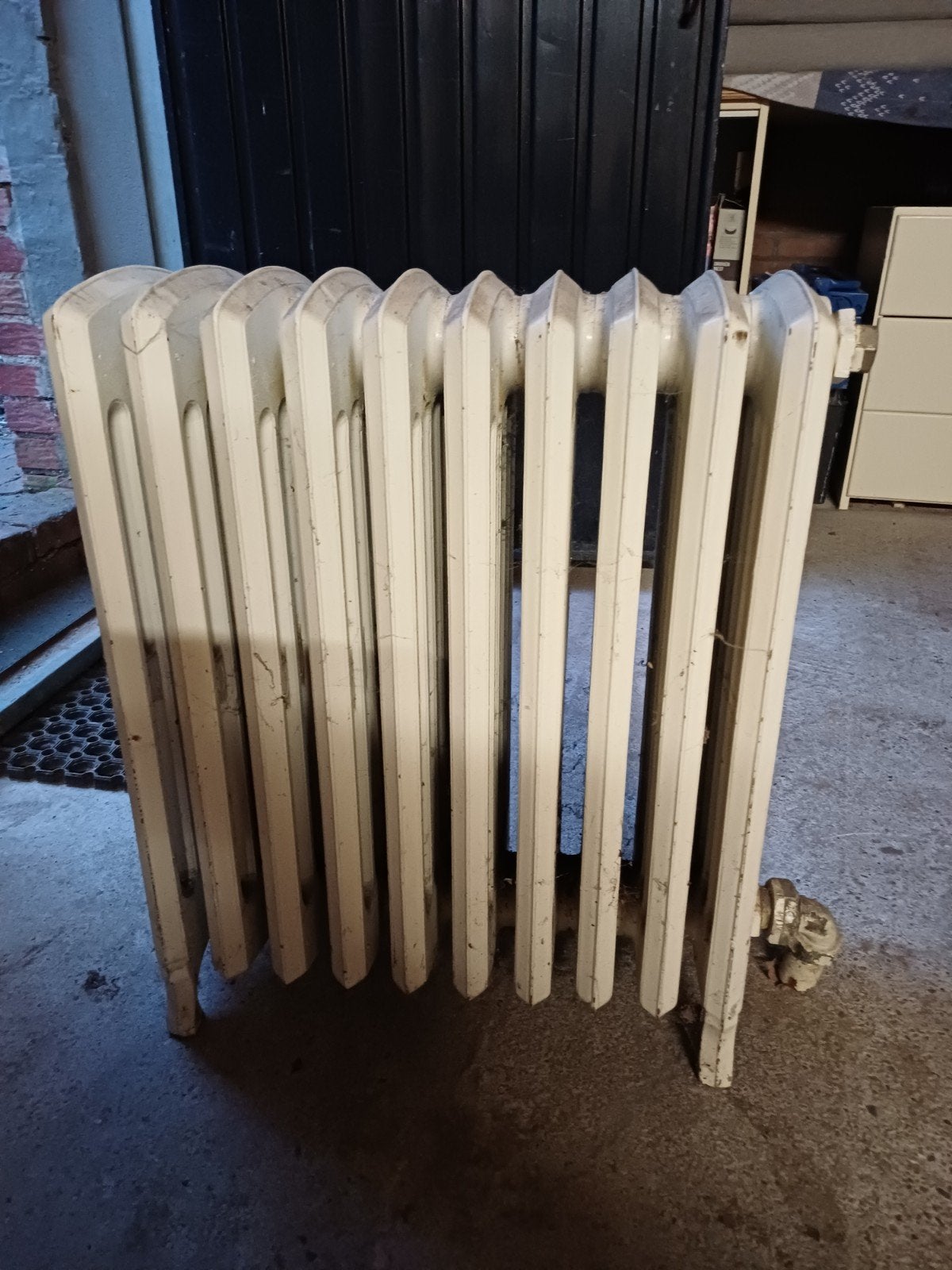 Gietijzeren radiator - Klassiek design, Ophalen, 30 tot 80 cm, Gebruikt, Radiator