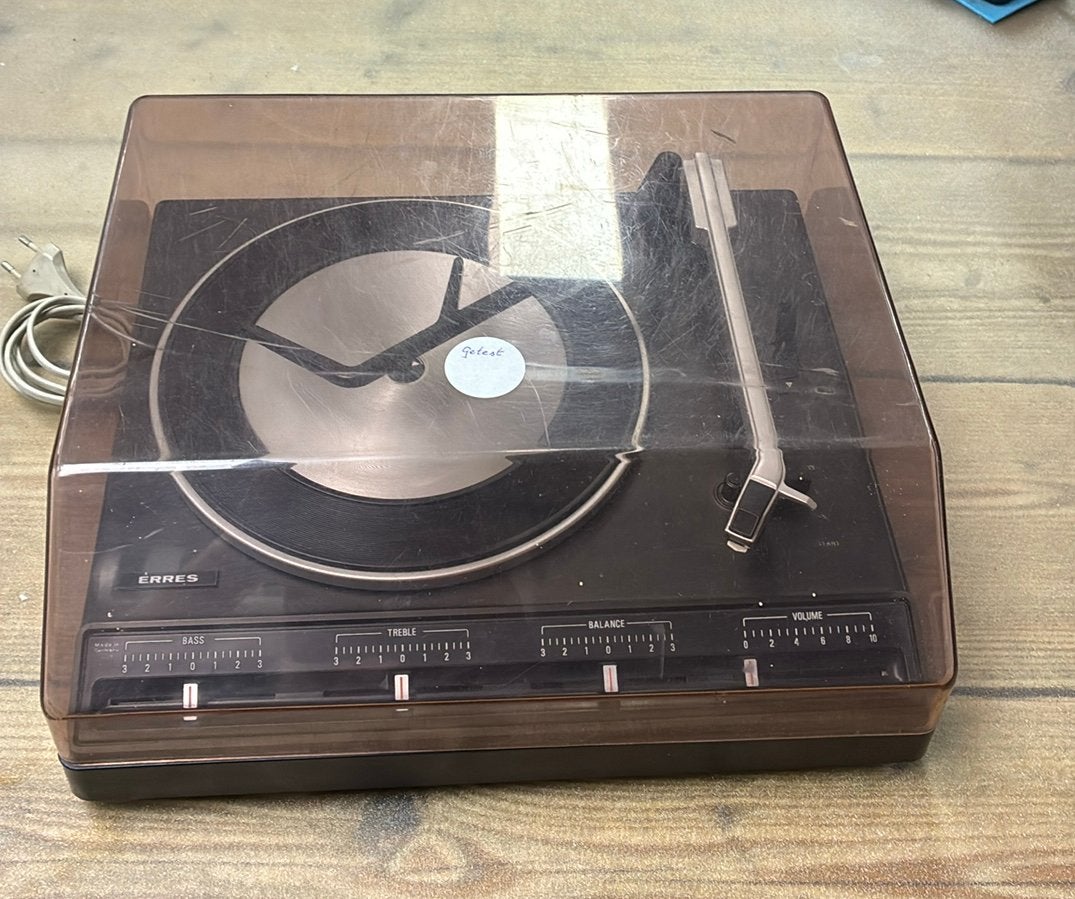 Erres vintage platenspeler/ pickup, Erres, -, Zo goed als nieuw, /