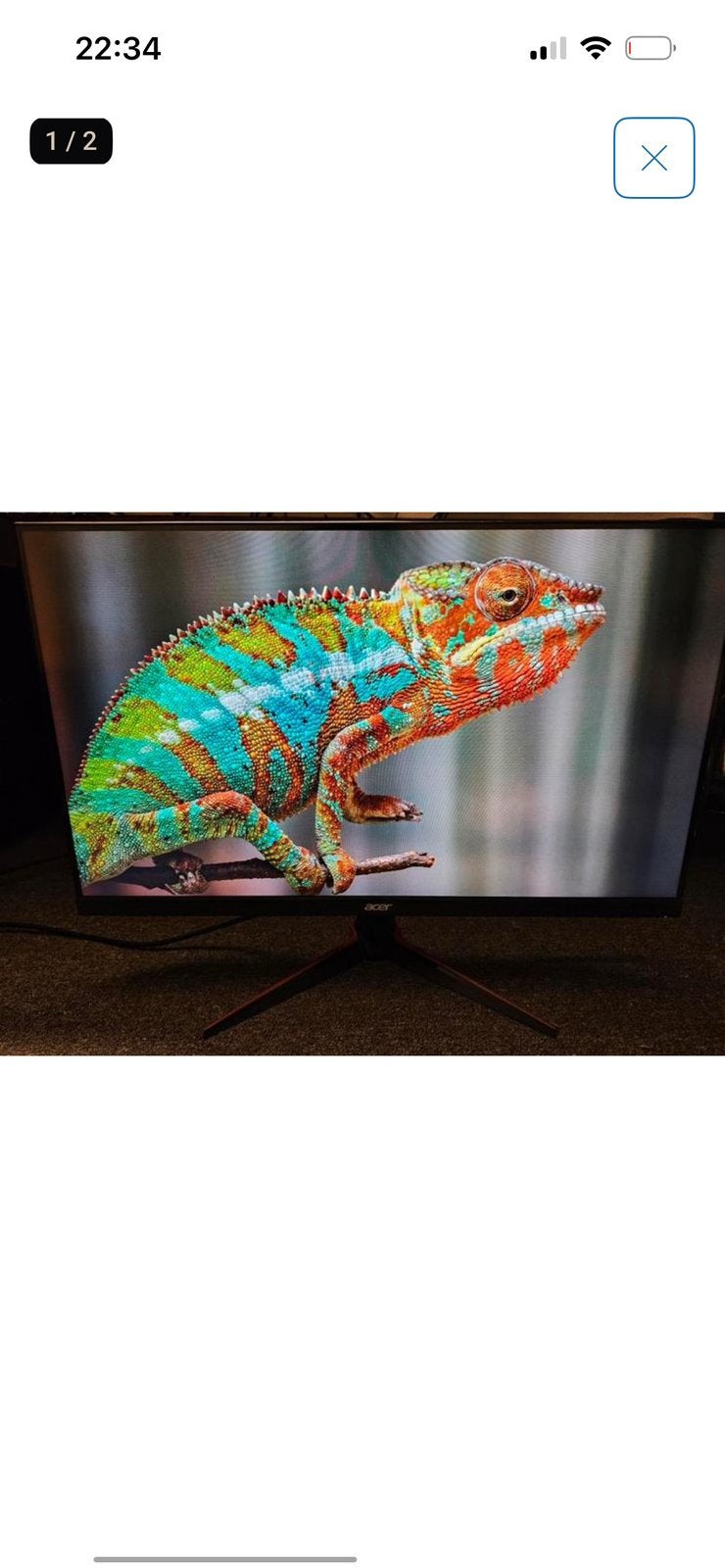 Acer Nitro VG270, Computers en Software, Monitoren, IPS, HDMI, Full HD, Zo goed als nieuw