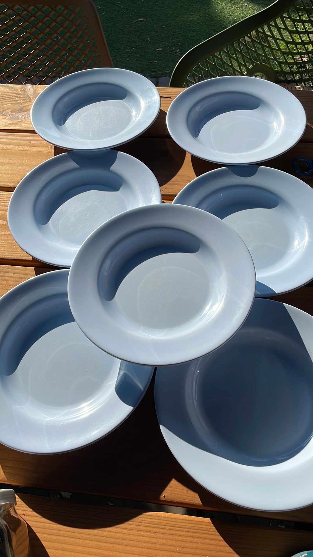 Mepal borden licht blauw, Ophalen, Zo goed als nieuw