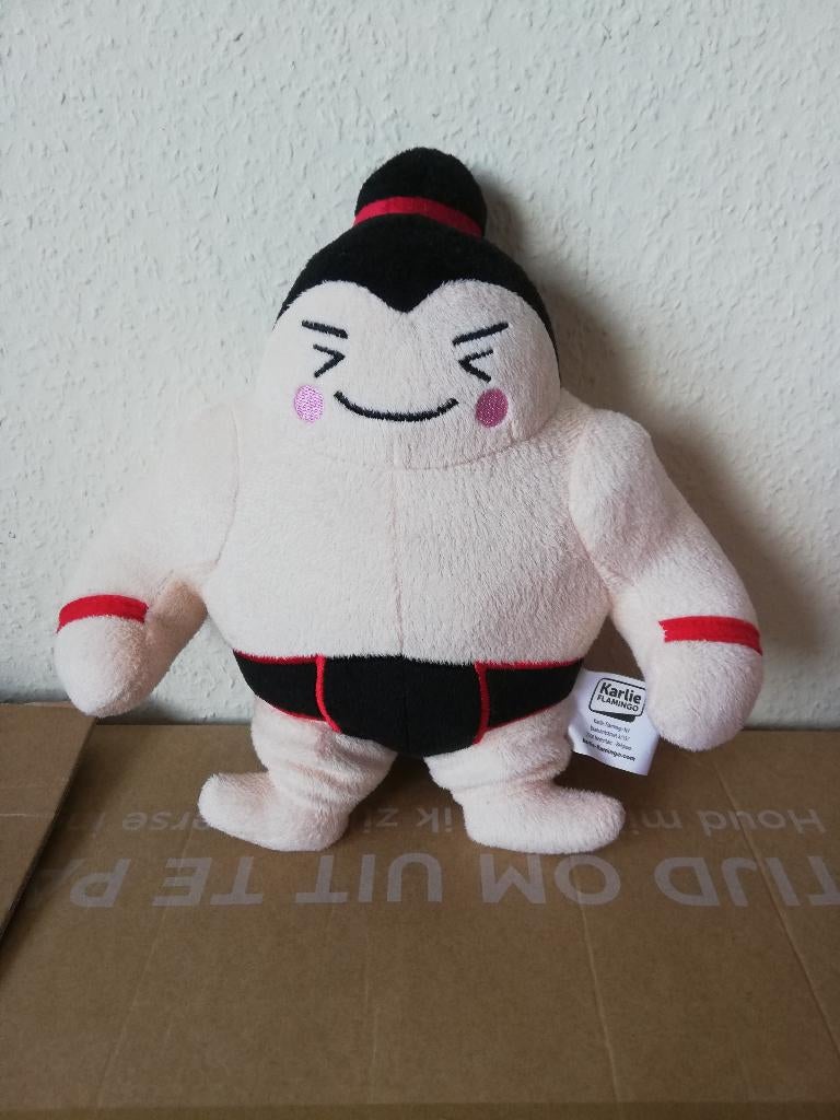 sumoworstelaar knuffel, Ophalen of Verzenden, Zo goed als nieuw, Overige typen