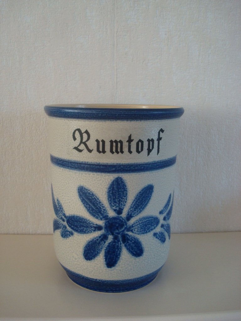 Rumtopf aardewerk, Verzenden, Zo goed als nieuw, Steen/keramiek