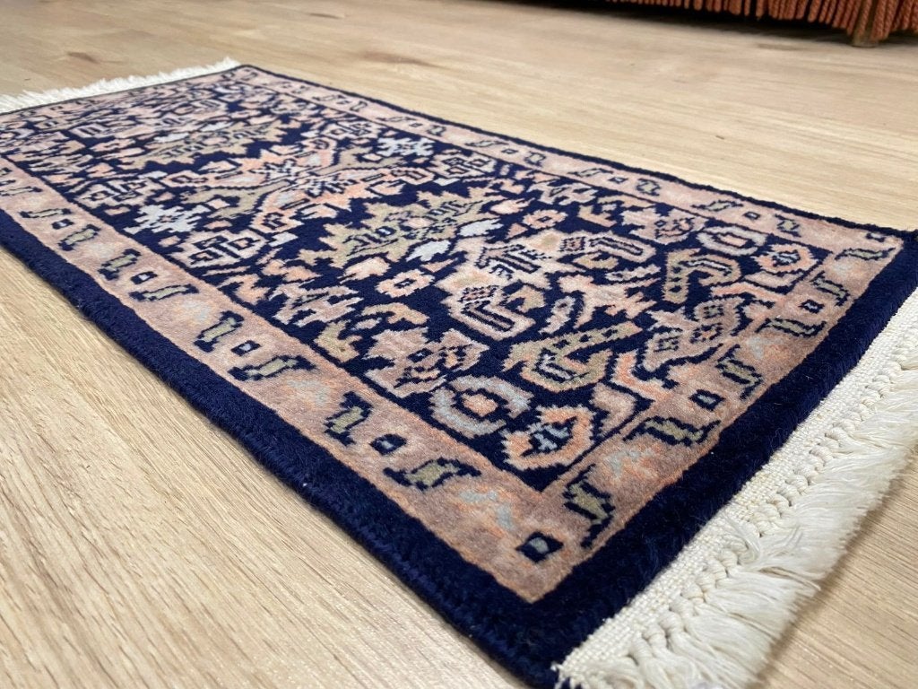 Handgeknoopte Perzische loper - 43x82 cm vintage, Huis en Inrichting, Ophalen, Rechthoekig, 200 cm of meer, 50 tot 100 cm