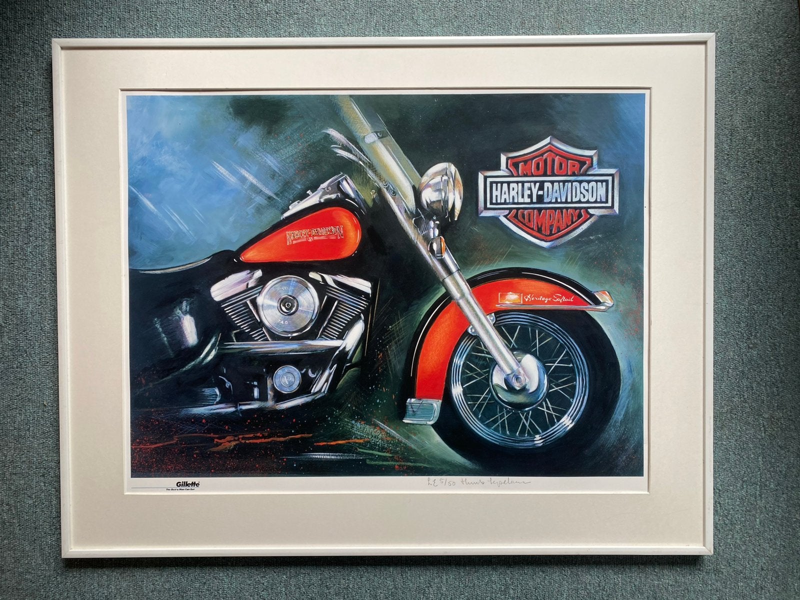 HARLEY-DAVIDSON LITHO, Ophalen of Verzenden