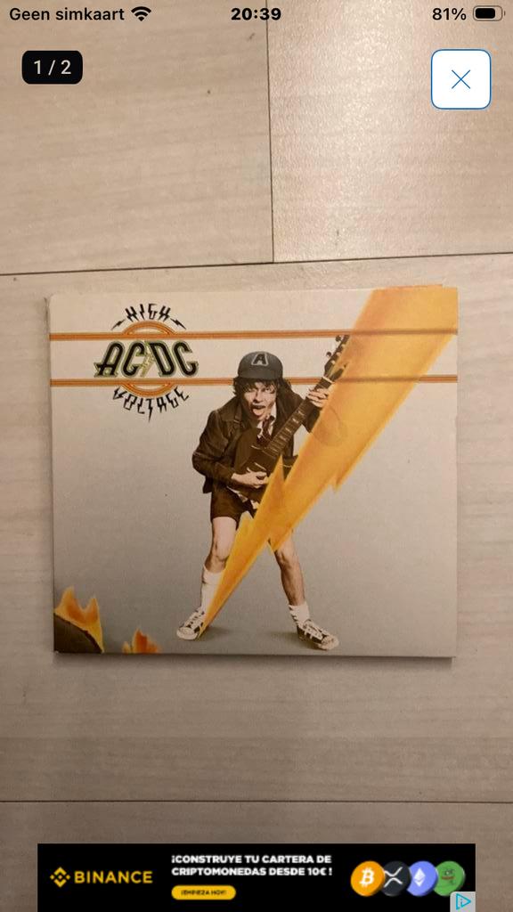 AC/DC - high voltage, Ophalen of Verzenden, Gebruikt