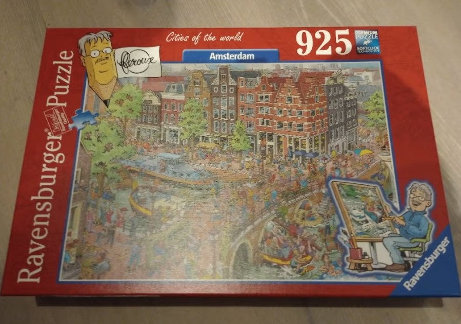 Puzzel ravensburger 925 stukjes amsterdam, Ophalen of Verzenden, 500 t/m 1500 stukjes